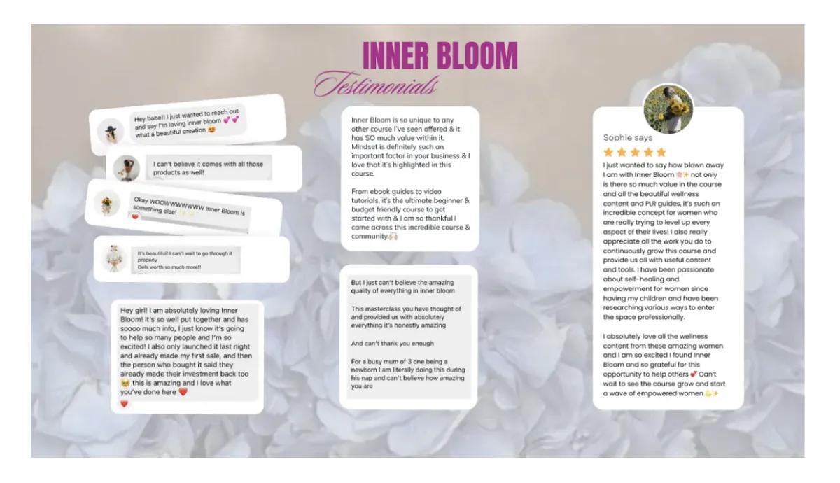 Testimonials Inner Bloom
